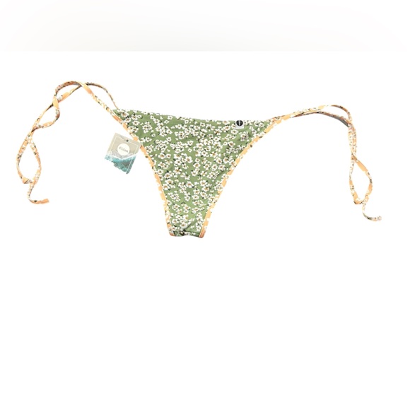 EIDON reversible MOSS NIMA side tie low rise bikini swim side tie XS bottoms NWT - Picture 5 of 10